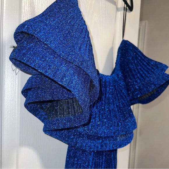 Off the shoulder bodysuit - royal blue - Picture 2 of 4